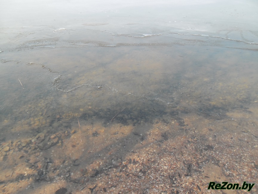 Минское море - состояние льда в марте 2015 года